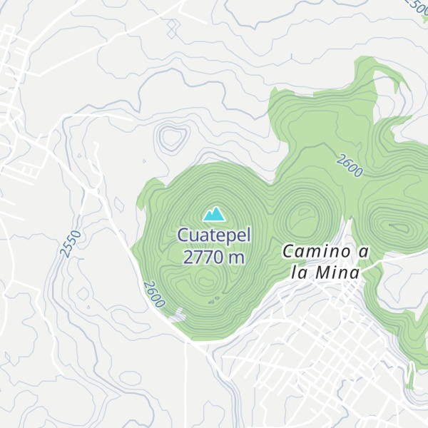 Map of Cuatepel