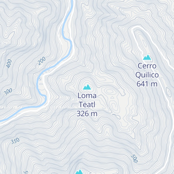Map of Loma Teatl