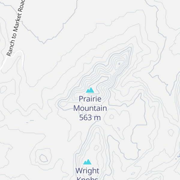 Map of Prairie Mountain