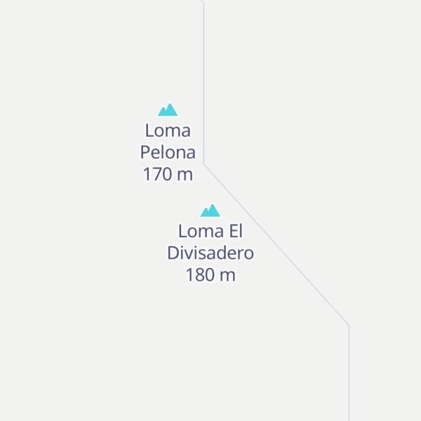 Map of Loma El Divisadero