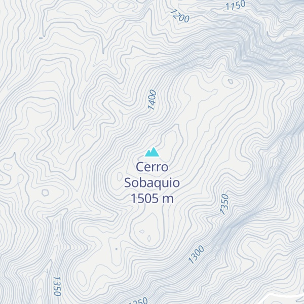 Map of Cerro Sobaquio