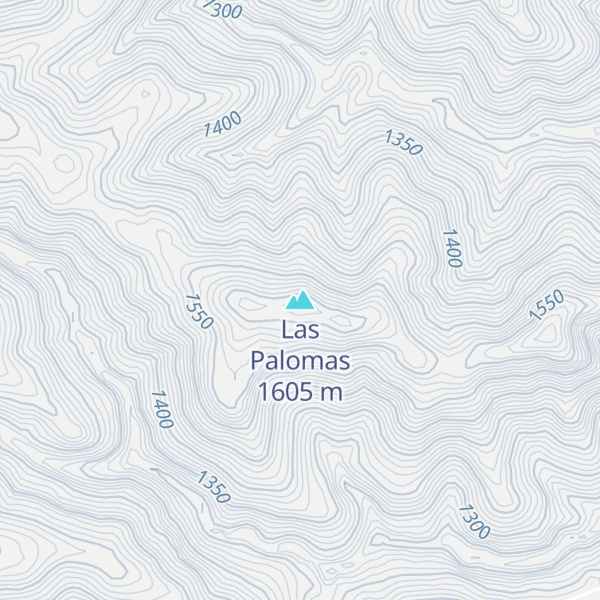 Map of Las Palomas