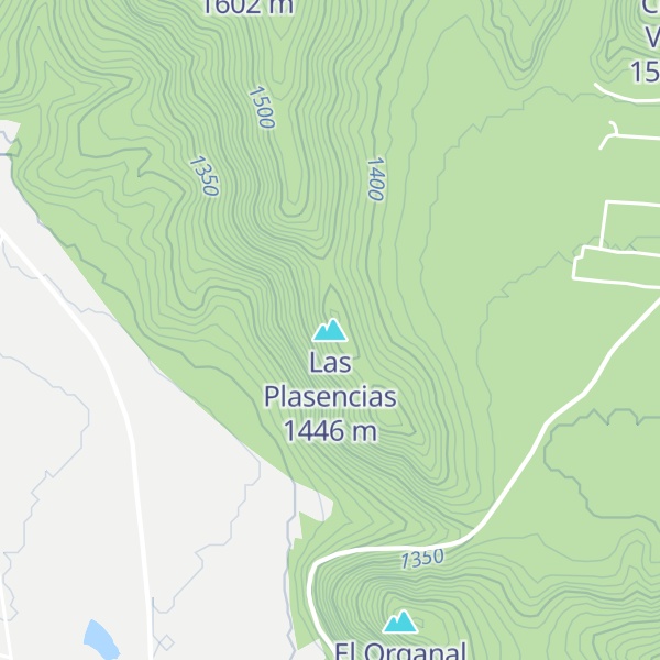Map of Las Plasencias