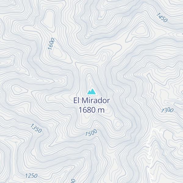 Map of El Mirador