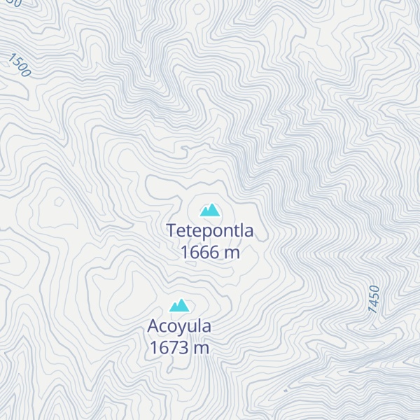 Map of Tetepontla