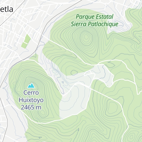 Map of Cerro Xoconosco