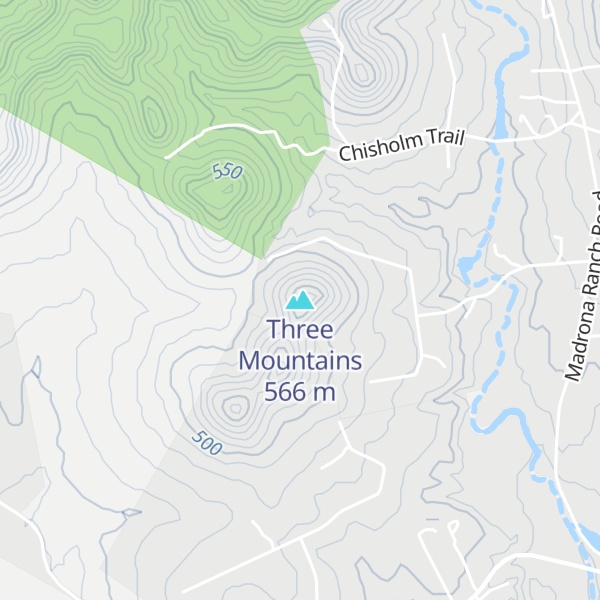 Map of Three Mountains