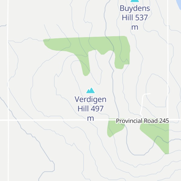 Map of Verdigen Hill