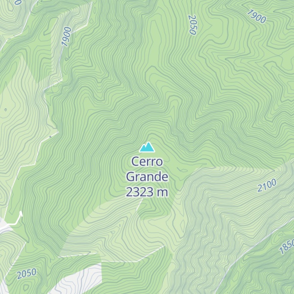 Map of Cerro Grande