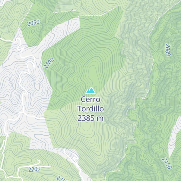 Map of Cerro Tordillo
