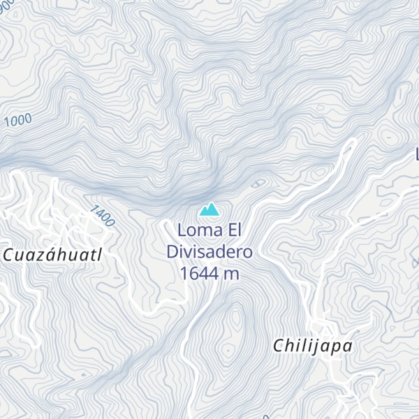 Map of Loma El Divisadero