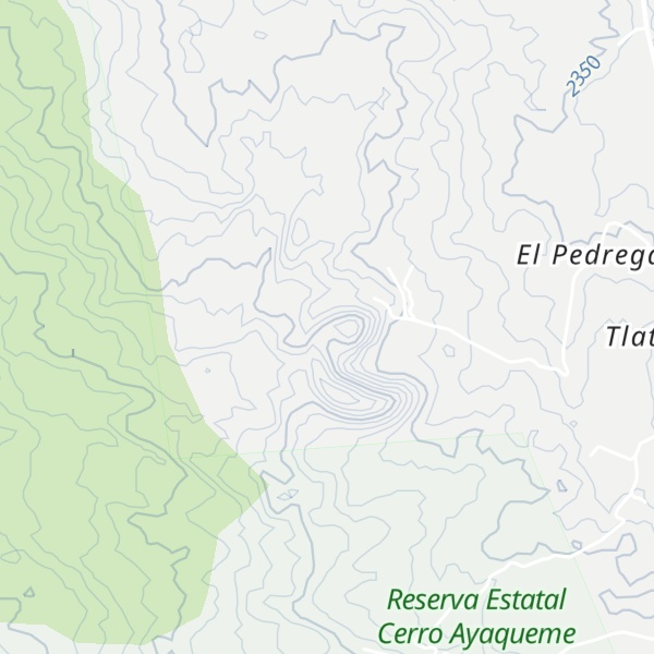 Map of Cerro Cuajomac