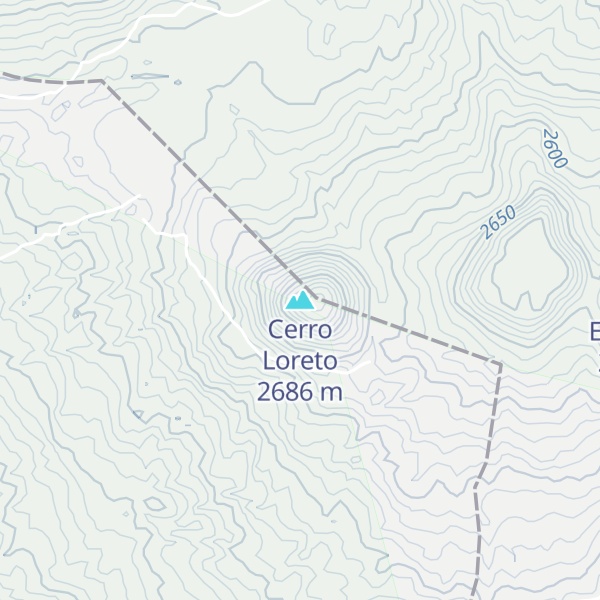 Map of Cerro Loreto