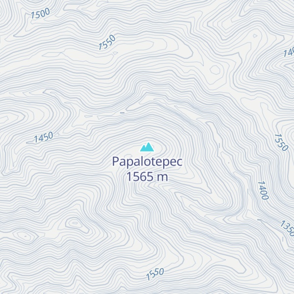 Map of Papalotepec