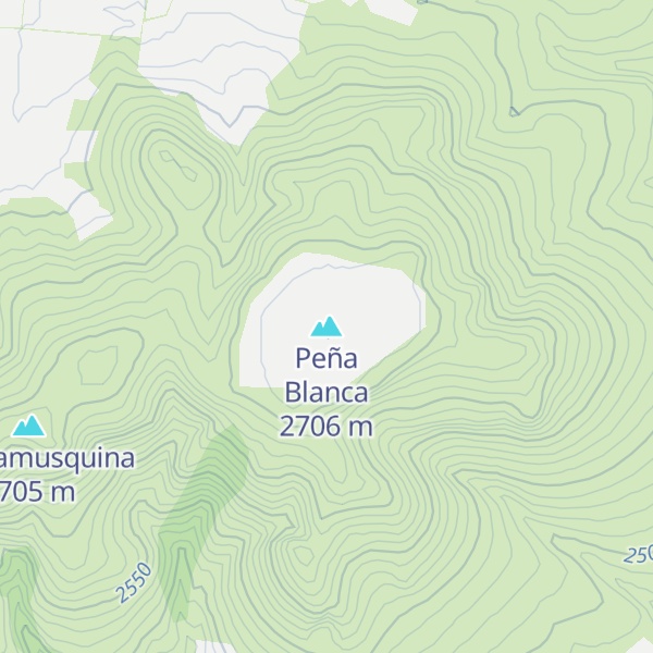 Map of Peña Blanca