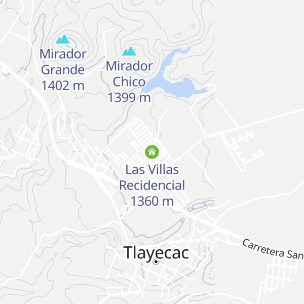 Map of Las Villas Recidencial