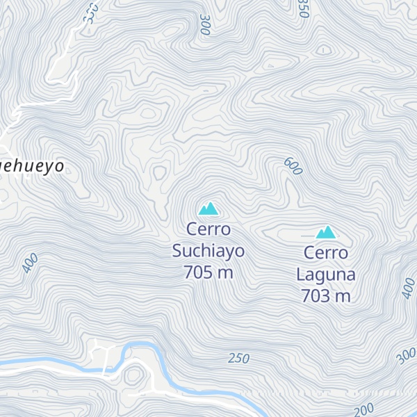 Map of Cerro Suchiayo