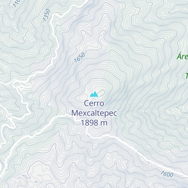 Map of Cerro Mexcaltepec