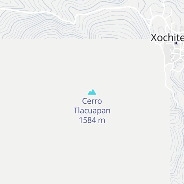 Map of Cerro Tlacuapan