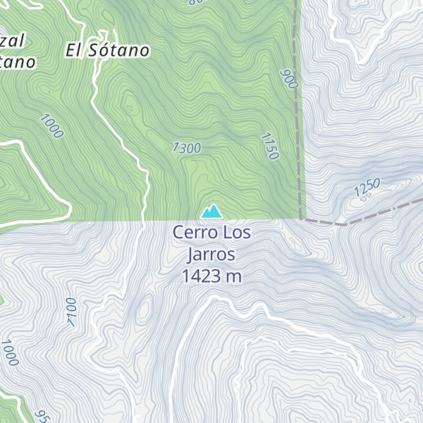 Map of Cerro Los Jarros
