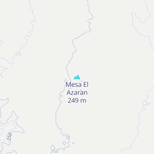 Map of Mesa El Azaran