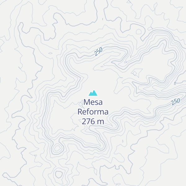 Map of Mesa Reforma