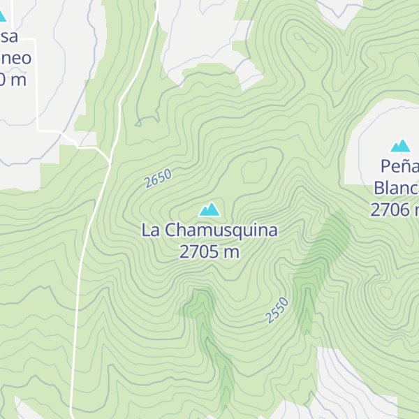 Map of La Chamusquina