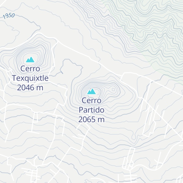 Map of Cerro Partido