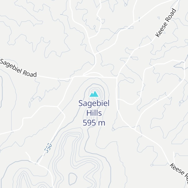 Map of Sagebiel Hills