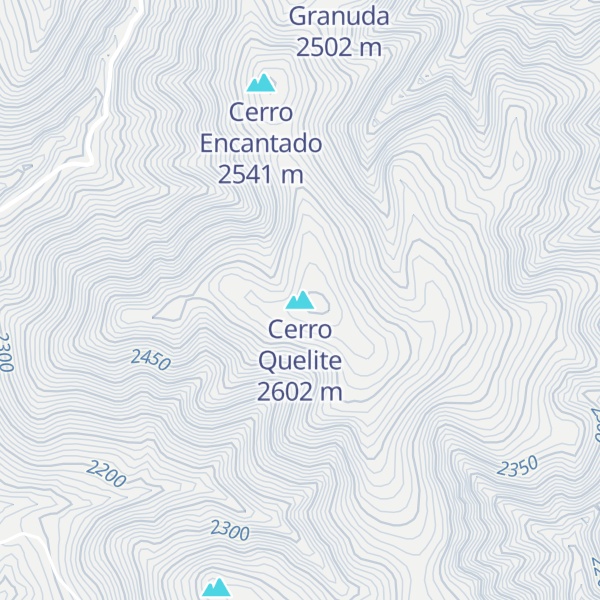 Map of Cerro Quelite