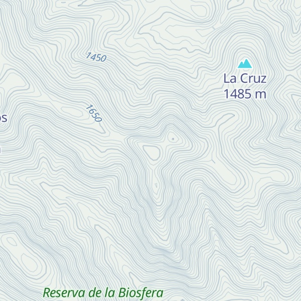Map of Cerro Rincón Diablo