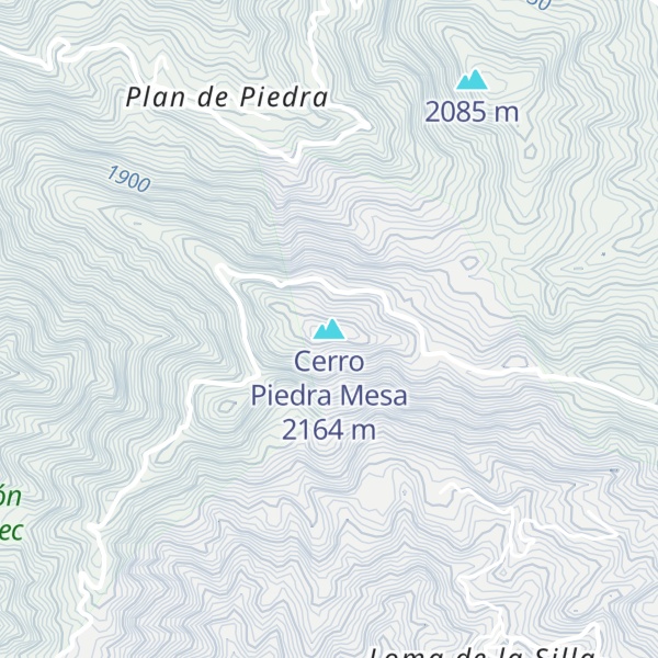 Map of Cerro Piedra Mesa