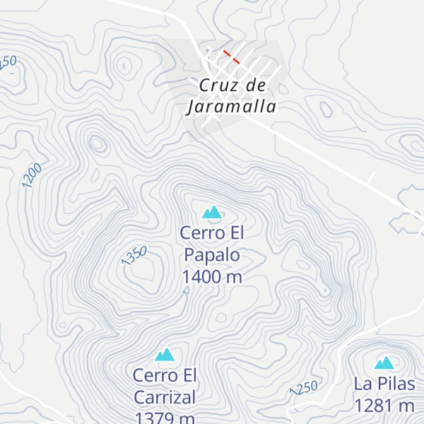 Map of Cerro El Papalo