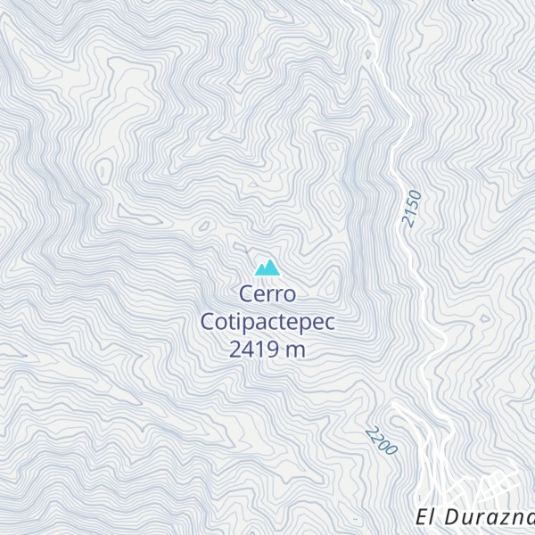 Map of Cerro Cotipactepec