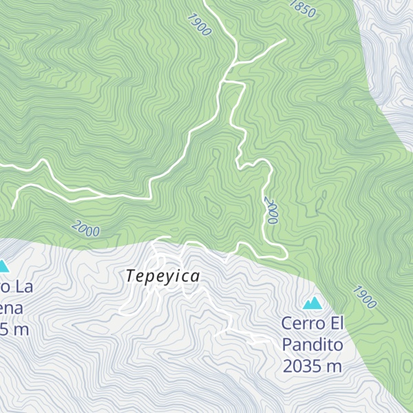 Map of Cerro El Picacho