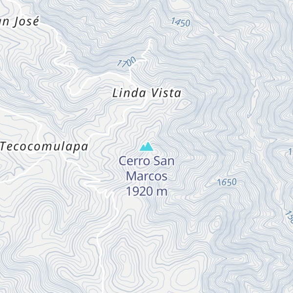 Map of Cerro San Marcos