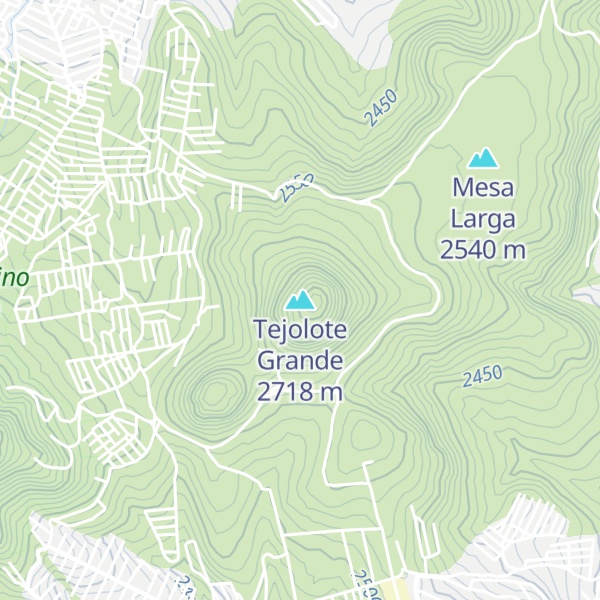 Map of Tejolote Grande