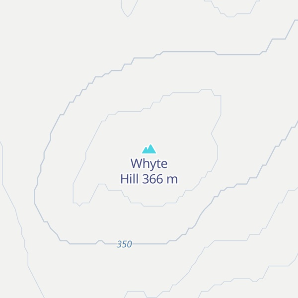 Map of Whyte Hill