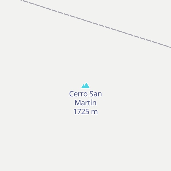 Map of Cerro San Martín
