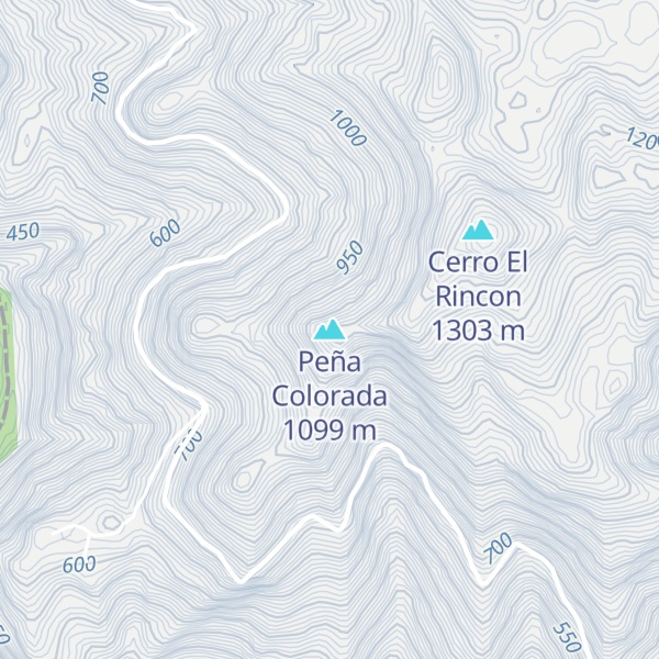 Map of Peña Colorada