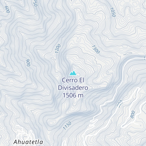 Map of Cerro El Divisadero