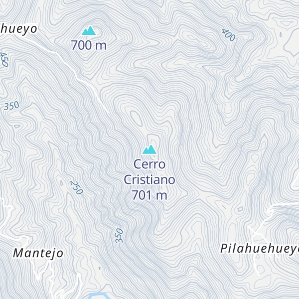 Map of Cerro Cristiano