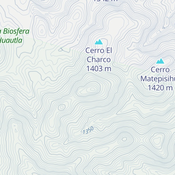 Map of El Lindero