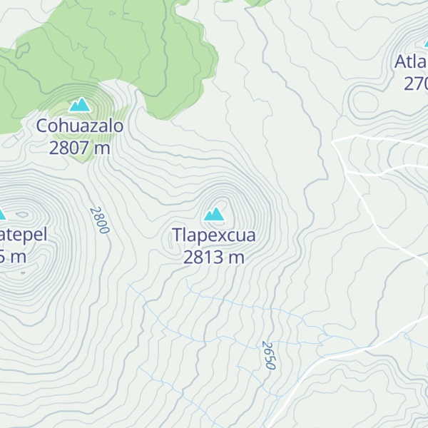 Map of Tlapexcua