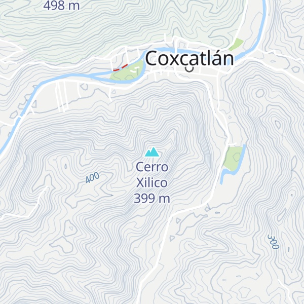 Map of Cerro Xilico