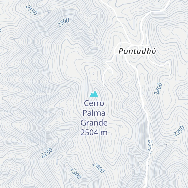 Map of Cerro Palma Grande