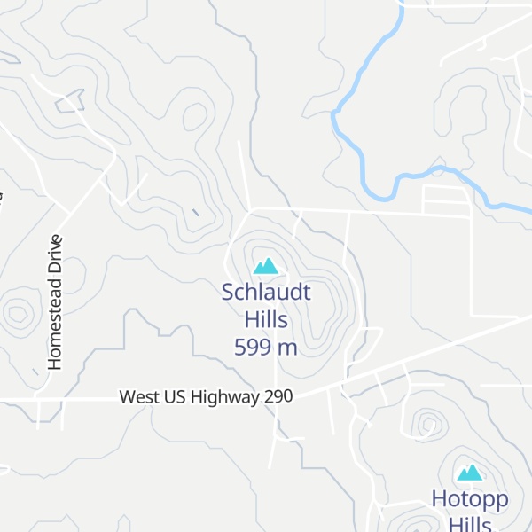 Map of Schlaudt Hills