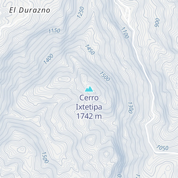 Map of Cerro Ixtetipa