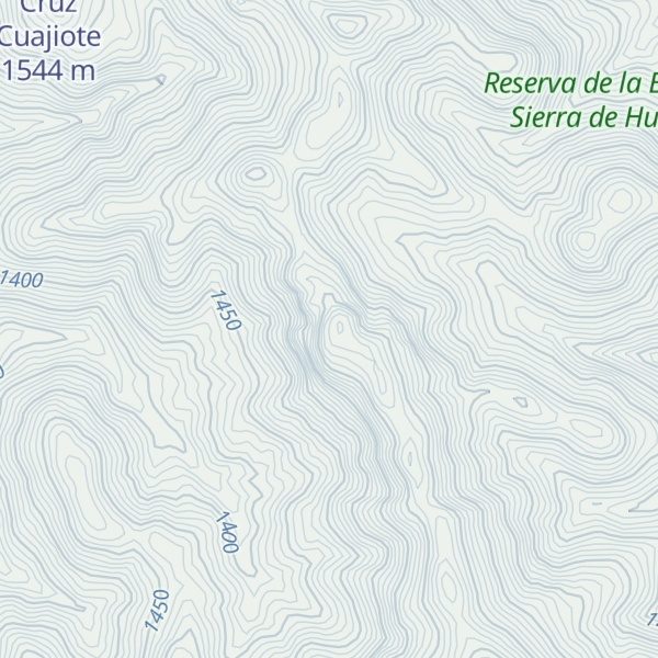 Map of La Piedra Desbarrancada