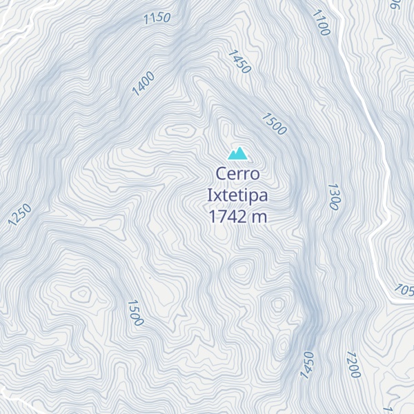 Map of Cerro Pesmaya